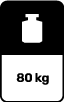 Load capacity 80 kg