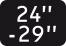 geschikt voor 24&quot;-29&quot; (759)