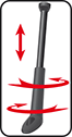 lengteverstelling zonder gereedschap